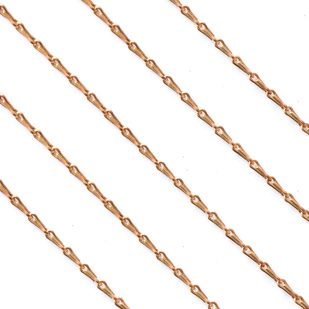 Raw Brass Link Chain 1.2mm 1 Foot