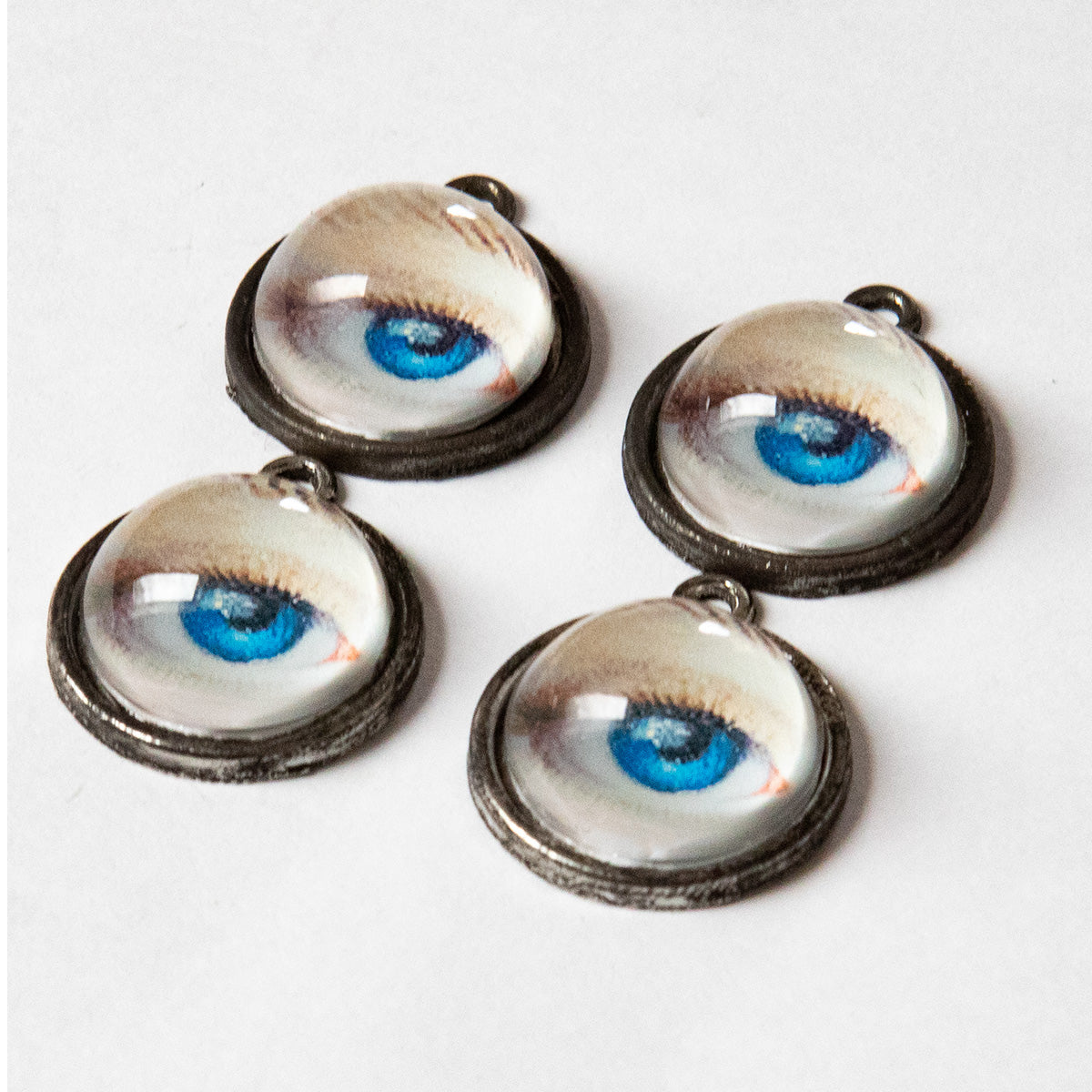 Super High Dome Handmade Lover's Eye Charms