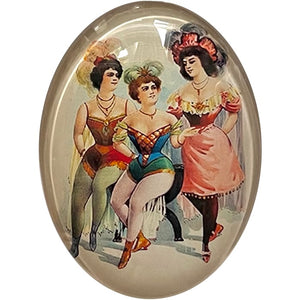 Circus Ladies Sideshow Victorian Cameo Cabochon