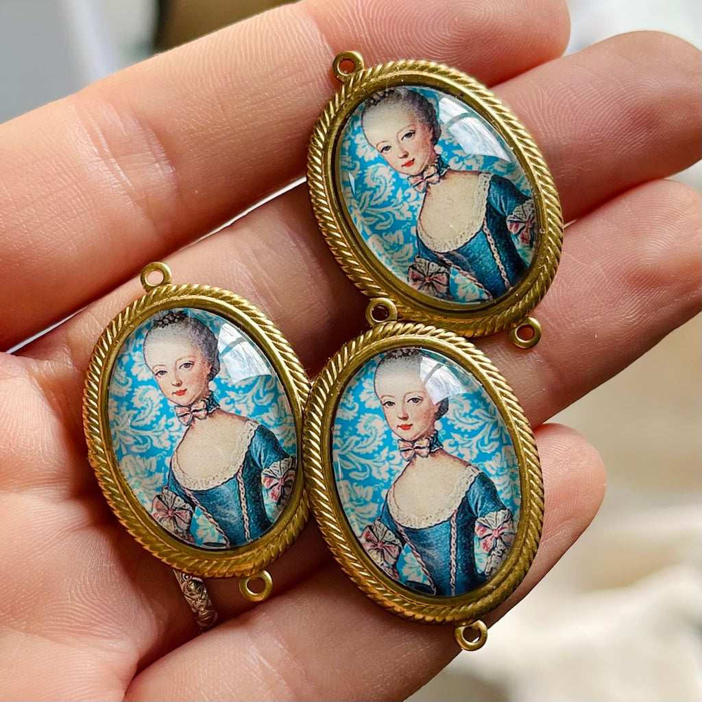 3pc Set Handmade Marie Antoinette Pendants Charms