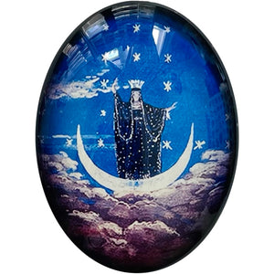 Mysterious Celestial Religious Art Cameo Cabochon