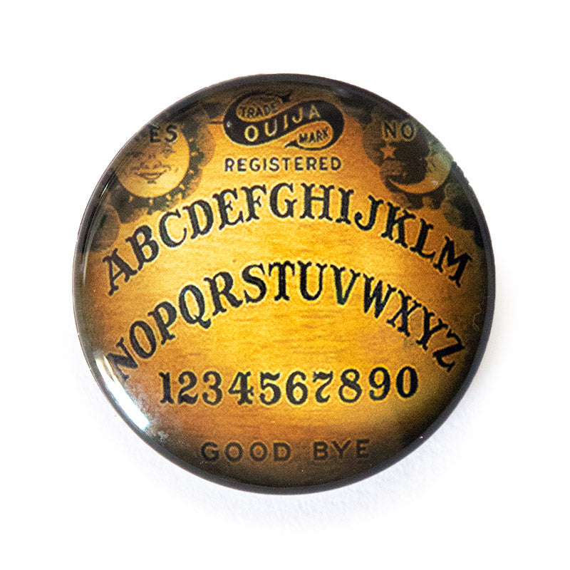 Round Ouija Board Glass Cameo Cabochon