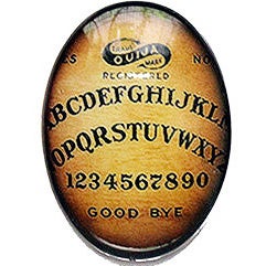 Ouija Board Vertical Glass Cameo Cabochon