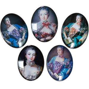 Madame de Pompadour Baroque Rococo Cameo Cabochon