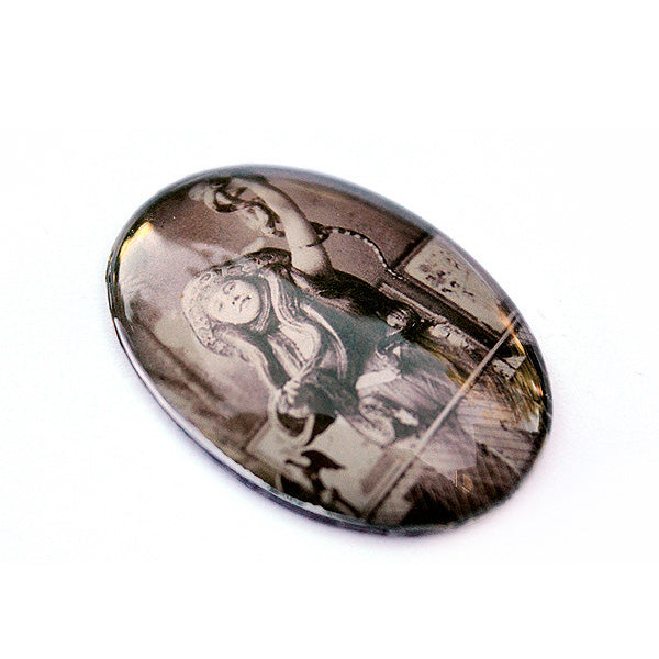 Victorian Snake Charmer Sideshow Circus Freakshow Cameo Cabochon Supplies
